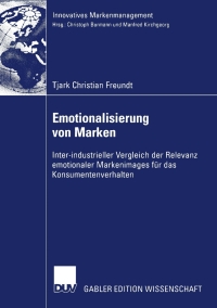 Imagen de portada: Emotionalisierung von Marken 9783835003958