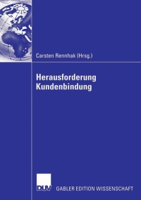 Imagen de portada: Herausforderung Kundenbindung 1st edition 9783835004009