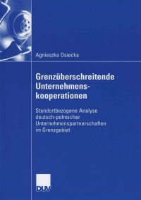 Cover image: Grenzüberschreitende Unternehmenskooperationen 9783835004252