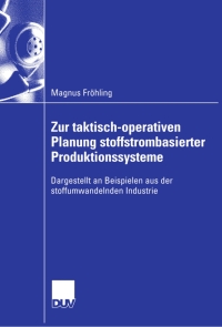 Imagen de portada: Zur taktisch-operativen Planung stoffstrombasierter Produktionssysteme 9783835004498