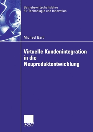 Cover image: Virtuelle Kundenintegration in die Neuproduktentwicklung 9783835004504