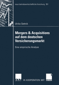 Cover image: Mergers & Acquisitions auf dem deutschen Versicherungsmarkt 9783835004511