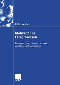 Immagine di copertina: Motivation in Lernprozessen 9783835004603