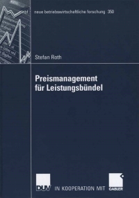 Cover image: Preismanagement für Leistungsbündel 9783835004665