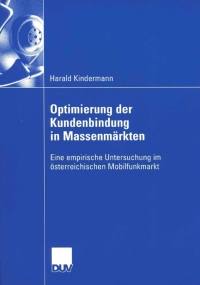 Cover image: Optimierung der Kundenbindung in Massenmärkten 9783835005044