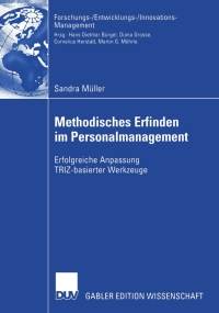 Imagen de portada: Methodisches Erfinden im Personalmanagement 9783835005198