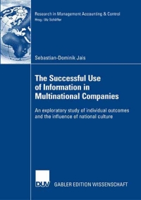 Imagen de portada: The Successful Use of Information in Multinational Companies 9783835005358