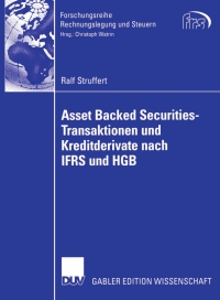 Cover image: Asset Backed Securities-Transaktionen und Kreditderivate nach IFRS und HGB 9783835005600