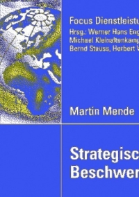 Titelbild: Strategische Planung im Beschwerdemanagement 9783835005648