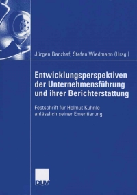 Cover image: Entwicklungsperspektiven der Unternehmensführung und ihrer Berichterstattung 1st edition 9783835005655