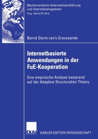 表紙画像: Internetbasierte Anwendungen in der FuE-Kooperation 9783835005679