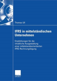 Cover image: IFRS in mittelständischen Unternehmen 9783835005709