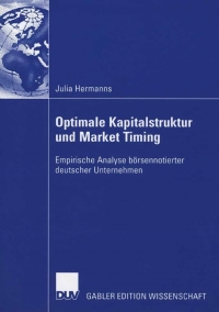 Titelbild: Optimale Kapitalstruktur und Market Timing 9783835005846