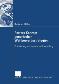 Cover image: Porters Konzept generischer Wettbewerbsstrategien 9783835005860