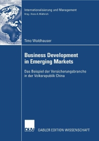 صورة الغلاف: Business Development in Emerging Markets 9783835006041