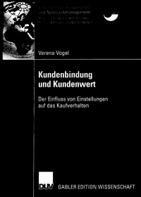 Cover image: Kundenbindung und Kundenwert 9783835006058