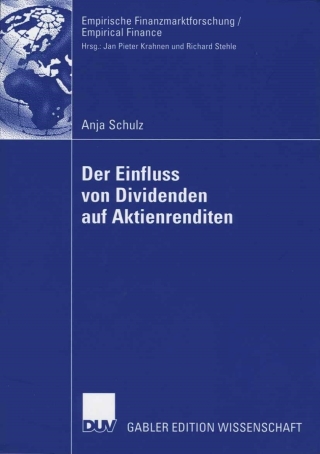صورة الغلاف: Der Einfluss von Dividenden auf Aktienrenditen 9783835006164