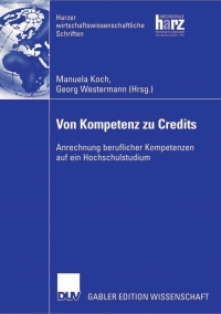 表紙画像: Von Kompetenz zu Credits 1st edition 9783835006263