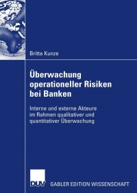 Immagine di copertina: Überwachung operationeller Risiken bei Banken 9783835006430