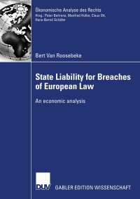 Imagen de portada: State Liability for Breaches of European Law 9783835006539