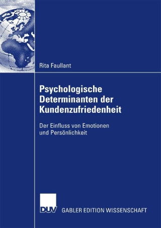 Cover image: Psychologische Determinanten der Kundenzufriedenheit 9783835006683