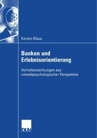 Cover image: Banken und Erlebnisorientierung 9783835006751