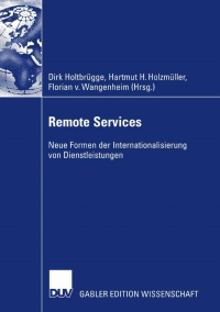 Titelbild: Remote Services 9783835006782