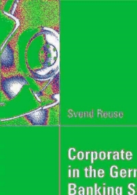 Cover image: Corporate Evaluation in the German Banking Sector 9783835006997
