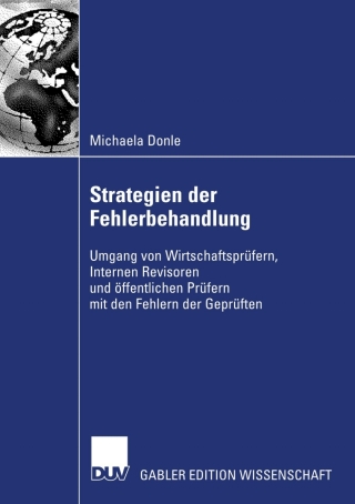 صورة الغلاف: Strategien der Fehlerbehandlung 9783835007130