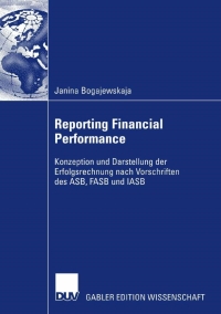 Cover image: Reporting Financial Performance 9783835007789