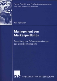 Cover image: Management von Markenportfolios 9783835007895