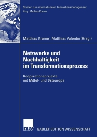 Titelbild: Netzwerke und Nachhaltigkeit im Transformationsprozess 1st edition 9783835007918