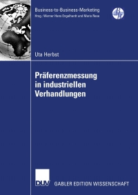 表紙画像: Präferenzmessung in industriellen Verhandlungen 9783835008045