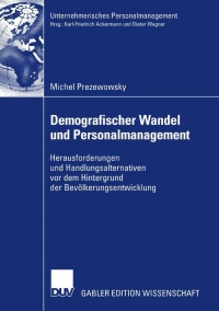 Cover image: Demografischer Wandel und Personalmanagement 9783835008243