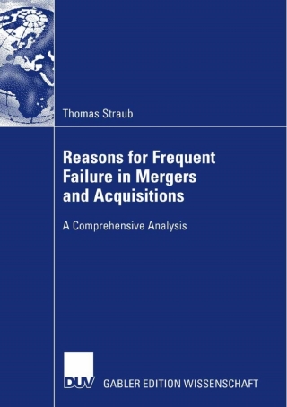 Cover image: Reasons for Frequent Failure in Mergers and Acquisitions 9783835008441