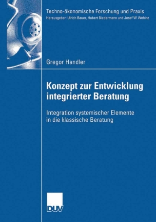 Cover image: Konzept zur Entwicklung integrierter Beratung 9783835008519