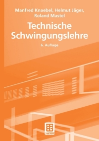 Cover image: Technische Schwingungslehre 6th edition 9783519460749