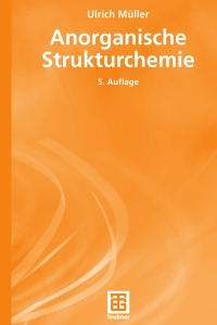 Cover image: Anorganische Strukturchemie 5th edition 9783835101074