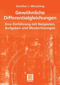 Cover image: Gewöhnliche Differentialgleichungen 9783519005155