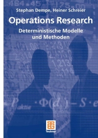 Cover image: Operations Research 9783519004486