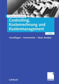 Imagen de portada: Controlling, Kostenrechnung und Kostenmanagement 4th edition 9783834903112