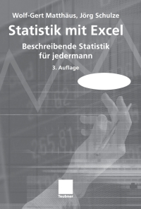 Imagen de portada: Statistik mit Excel 3rd edition 9783835101593