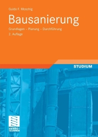 Cover image: Bausanierung 2nd edition 9783835101838