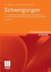 Imagen de portada: Schwingungen 8th edition 9783835101937