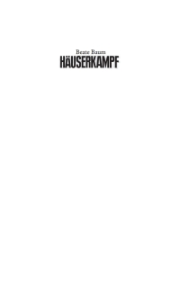 Cover image: Häuserkampf 1st edition 9783899777758