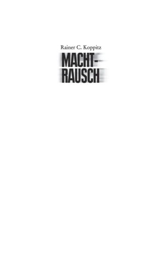 Cover image: Machtrausch 2nd edition 9783899776423