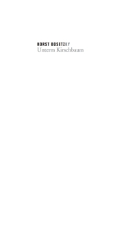 Cover image: Unterm Kirschbaum 1st edition 9783839210253