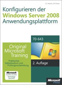 Cover image: Konfigurieren der Windows Server 2008-Anwendungsplattform - Original Microsoft Training für Examen 70-643, 2. Auflage, überarbeitet für R2 1st edition 9783866459731