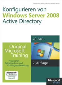 Cover image: Konfigurieren von Windows Server 2008 Active Directory - Original Microsoft Training für Examen 70-640, 2. Auflage, überarbeitet für R2 1st edition 9783866459700