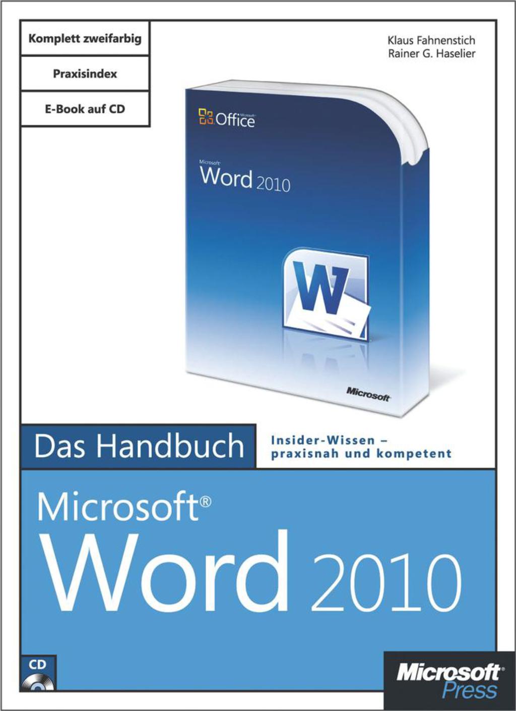 Microsoft Word 2010 – Das Handbuch 1st Edition